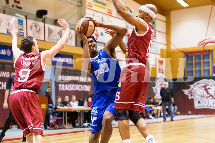 Basketball, ABL 2017/18, Grunddurchgang 14.Runde, Traiskirchen Lions, Oberwart Gunners, Gregg Denzel (9)