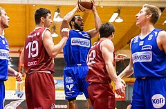 Basketball, ABL 2017/18, Grunddurchgang 14.Runde, Traiskirchen Lions, Oberwart Gunners, Louis Dabney Jr. (5)