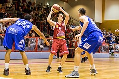 Basketball, ABL 2017/18, Grunddurchgang 14.Runde, Traiskirchen Lions, Oberwart Gunners, Benedikt Danek (9)
