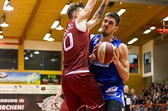 Basketball, ABL 2017/18, Grunddurchgang 14.Runde, Traiskirchen Lions, Oberwart Gunners, Benjamin Blazevic (12)