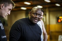 Basketball, 2.Bundesliga, Playoff SF Spiel 3, Mattersburg Rocks, Dragons St. Pölten, James WILLIAMS (Headcoach)