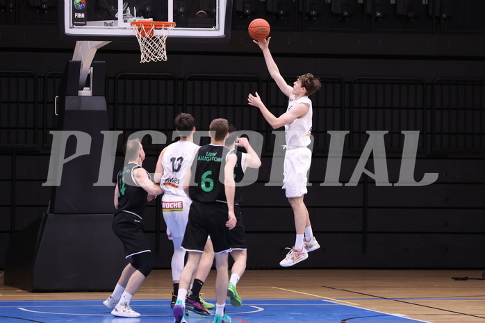 19.02.2023, Graz, Raiffeisen Sportpark Graz, Basketball Zweite Liga 2022/23, Grunddurchgang, Runde 17, Future Team Steiermark vs Union Deutsch Wagram Alligators