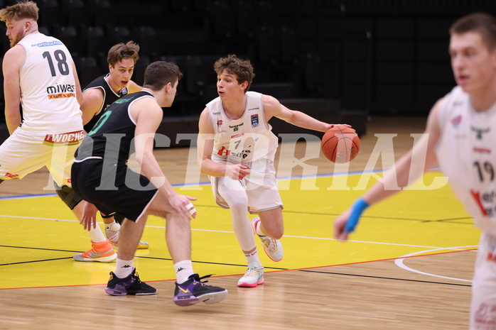 19.02.2023, Graz, Raiffeisen Sportpark Graz, Basketball Zweite Liga 2022/23, Grunddurchgang, Runde 17, Future Team Steiermark vs Union Deutsch Wagram Alligators
