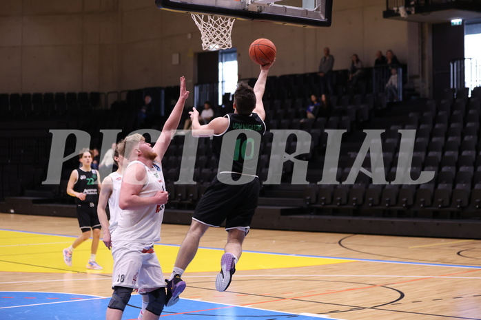 19.02.2023, Graz, Raiffeisen Sportpark Graz, Basketball Zweite Liga 2022/23, Grunddurchgang, Runde 17, Future Team Steiermark vs Union Deutsch Wagram Alligators