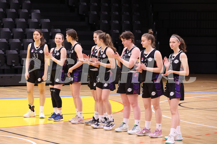 19.02.2023, Graz, Raiffeisen Sportpark, Basketball Damen Superliga 2022/23, Grunddurchgang 13.Runde, UBI Holding Graz vs. Vienna United Women ,  