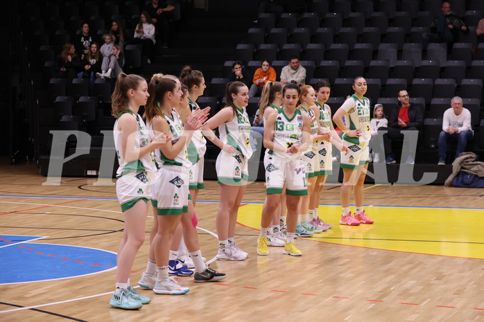 19.02.2023, Graz, Raiffeisen Sportpark, Basketball Damen Superliga 2022/23, Grunddurchgang 13.Runde, UBI Holding Graz vs. Vienna United Women ,  