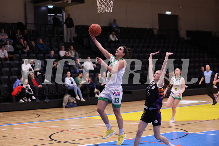 19.02.2023, Graz, Raiffeisen Sportpark, Basketball Damen Superliga 2022/23, Grunddurchgang 13.Runde, UBI Holding Graz vs. Vienna United Women ,  