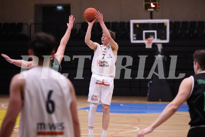 19.02.2023, Graz, Raiffeisen Sportpark Graz, Basketball Zweite Liga 2022/23, Grunddurchgang, Runde 17, Future Team Steiermark vs Union Deutsch Wagram Alligators