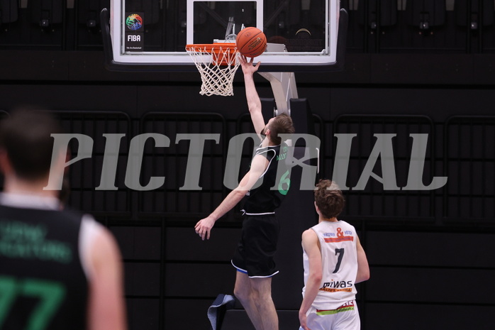 19.02.2023, Graz, Raiffeisen Sportpark Graz, Basketball Zweite Liga 2022/23, Grunddurchgang, Runde 17, Future Team Steiermark vs Union Deutsch Wagram Alligators