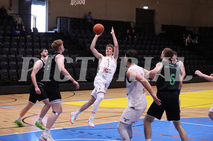 19.02.2023, Graz, Raiffeisen Sportpark Graz, Basketball Zweite Liga 2022/23, Grunddurchgang, Runde 17, Future Team Steiermark vs Union Deutsch Wagram Alligators
