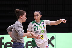 19.02.2023, Graz, Raiffeisen Sportpark, Basketball Damen Superliga 2022/23, Grunddurchgang 13.Runde, UBI Holding Graz vs. Vienna United Women ,  