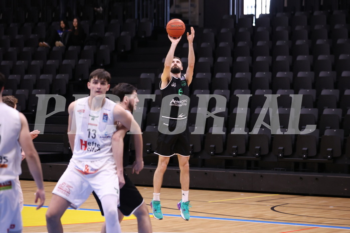 19.02.2023, Graz, Raiffeisen Sportpark Graz, Basketball Zweite Liga 2022/23, Grunddurchgang, Runde 17, Future Team Steiermark vs Union Deutsch Wagram Alligators
