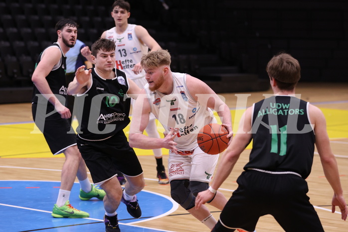 19.02.2023, Graz, Raiffeisen Sportpark Graz, Basketball Zweite Liga 2022/23, Grunddurchgang, Runde 17, Future Team Steiermark vs Union Deutsch Wagram Alligators