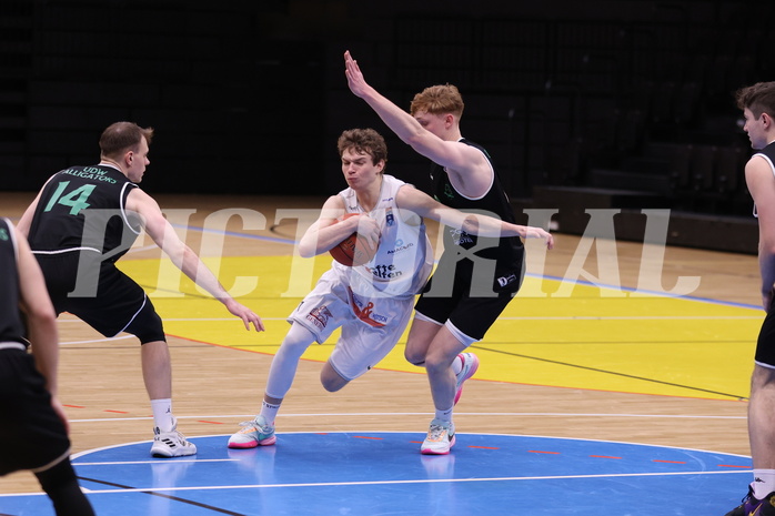 19.02.2023, Graz, Raiffeisen Sportpark Graz, Basketball Zweite Liga 2022/23, Grunddurchgang, Runde 17, Future Team Steiermark vs Union Deutsch Wagram Alligators