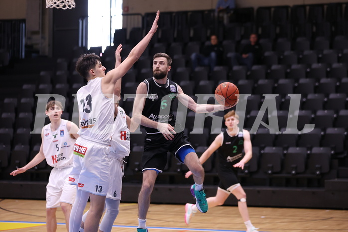 19.02.2023, Graz, Raiffeisen Sportpark Graz, Basketball Zweite Liga 2022/23, Grunddurchgang, Runde 17, Future Team Steiermark vs Union Deutsch Wagram Alligators