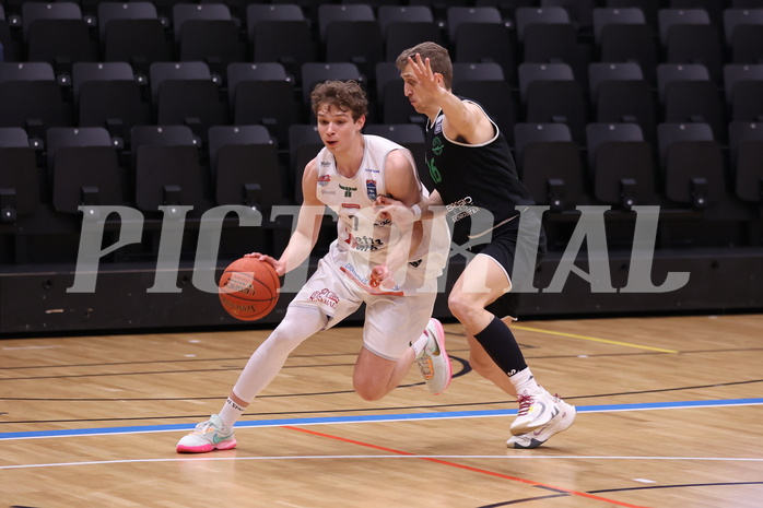 19.02.2023, Graz, Raiffeisen Sportpark Graz, Basketball Zweite Liga 2022/23, Grunddurchgang, Runde 17, Future Team Steiermark vs Union Deutsch Wagram Alligators