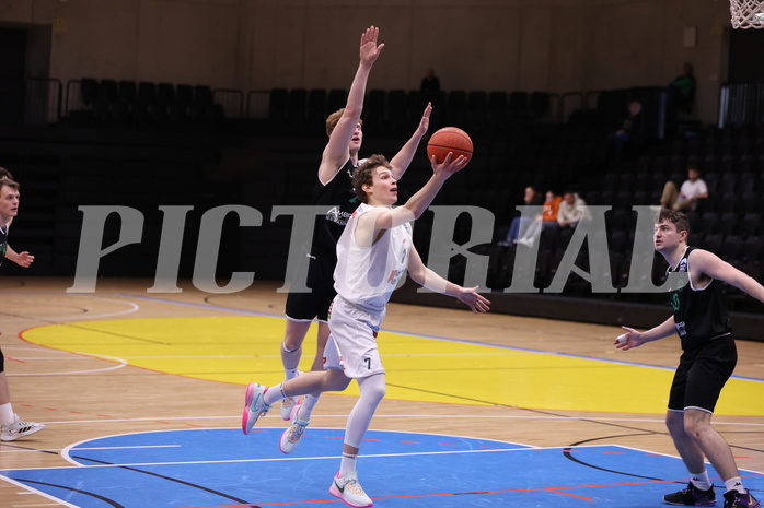 19.02.2023, Graz, Raiffeisen Sportpark Graz, Basketball Zweite Liga 2022/23, Grunddurchgang, Runde 17, Future Team Steiermark vs Union Deutsch Wagram Alligators