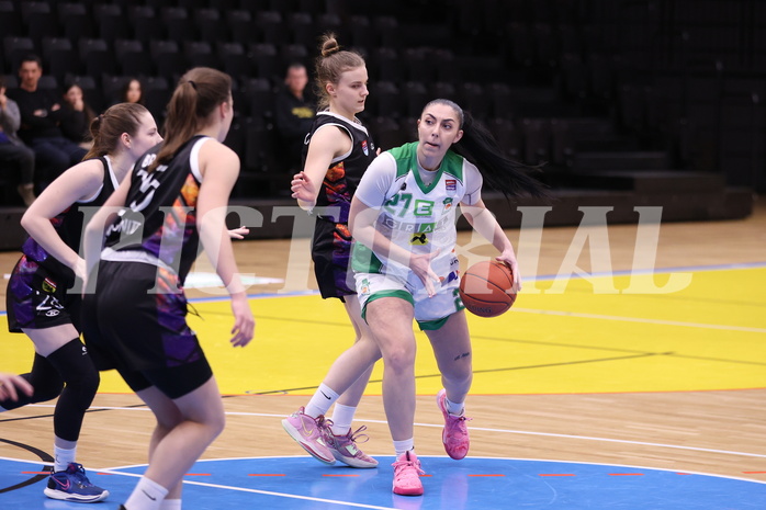 19.02.2023, Graz, Raiffeisen Sportpark, Basketball Damen Superliga 2022/23, Grunddurchgang 13.Runde, UBI Holding Graz vs. Vienna United Women ,  