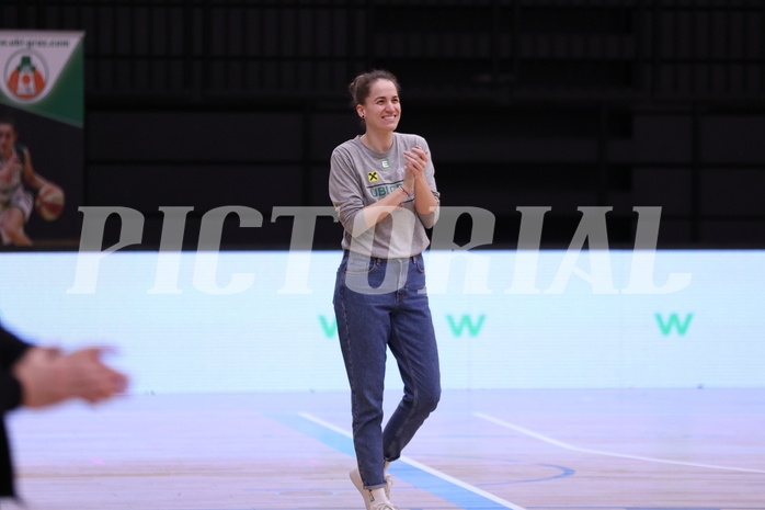 19.02.2023, Graz, Raiffeisen Sportpark, Basketball Damen Superliga 2022/23, Grunddurchgang 13.Runde, UBI Holding Graz vs. Vienna United Women ,  