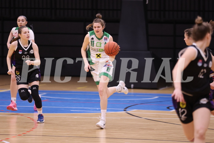 19.02.2023, Graz, Raiffeisen Sportpark, Basketball Damen Superliga 2022/23, Grunddurchgang 13.Runde, UBI Holding Graz vs. Vienna United Women ,  