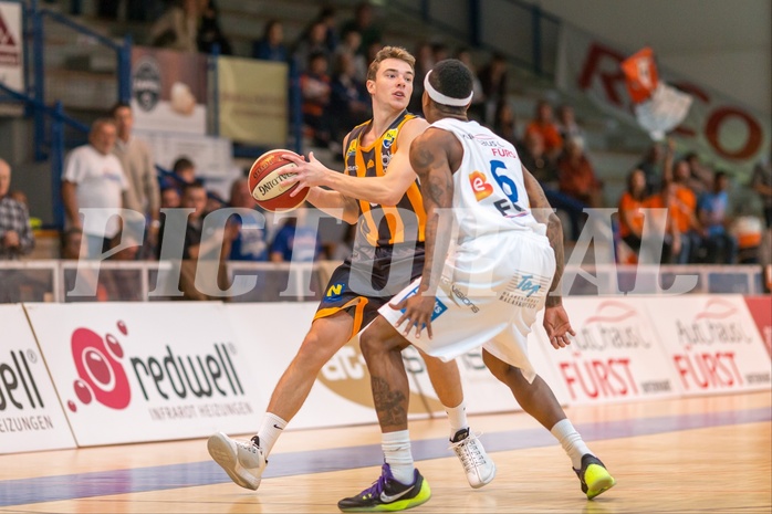 Basketball, ABL 2016/17, Grunddurchgang 2.Runde, Oberwart Gunners, Klosterneuburg Dukes, Clemens Leydolf (9), Derek Jackson Jr. (6)