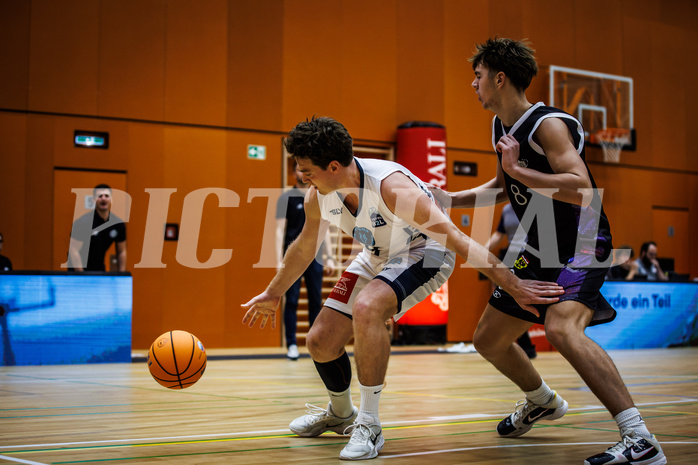 Basketball, Basketball Zweite Liga 2024/25, Grunddurchgang 3.Runde, Vienna Timberwolves, Vienna United, Philipp D'Angelo (9)