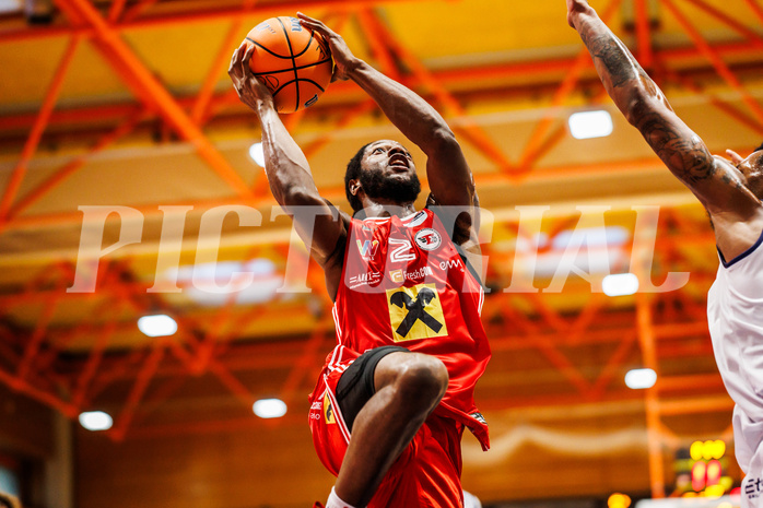 Basketball, win2day Basketball Superliga 2024/25, Grunddurchgang Runde 3, BBC Nord Dragonz, Flyers Wels, Damion Rosser (2)