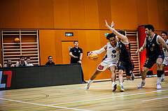 Basketball, Basketball Zweite Liga 2024/25, Grunddurchgang 3.Runde, Vienna Timberwolves, Vienna United, Dean-Leon Cantor (19)