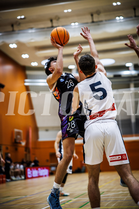 Basketball, Basketball Zweite Liga 2024/25, Grunddurchgang 3.Runde, Vienna Timberwolves, Vienna United, Sebastian Mailath-Pokorny (28)