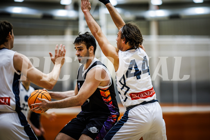 Basketball, Basketball Zweite Liga 2024/25, Grunddurchgang 3.Runde, Vienna Timberwolves, Vienna United, Alejandro Barbera Zapero (44)