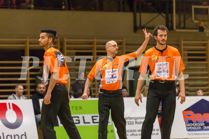 Basketball, 2.Bundesliga, Grunddurchgang 15.Runde, Mattersburg Rocks, Jennersdorf Blackbirds, Referees