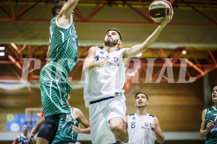 Basketball, 2.Bundesliga, Grunddurchgang 4.Runde, Mattersburg Rocks, BBU Salzburg, Gabriel Semmel (13)