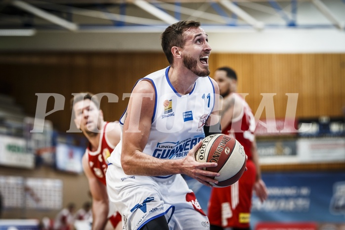 Basketball, ABL 2018/19, Playoff VF Spiel 1, Oberwart Gunners, BC Vienna, Hayden Thomas Lescault (11)