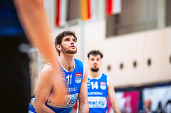 Basketball, Win2Day Superliga 2022/23, 2. Platzierungsrunde, SKN St. Pölten, Oberwart Gunners, John Joseph Rauch (11)