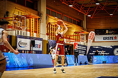 Basketball, win2day Basketball Superliga 2022/23, 2. Qualifikationsrunde, BBC Nord Dragonz, Traiskirchen Lions, Nils Kühteubl (12)