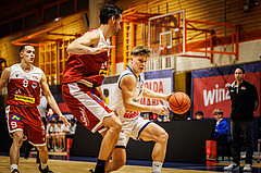 Basketball, win2day Basketball Superliga 2022/23, 2. Qualifikationsrunde, BBC Nord Dragonz, Traiskirchen Lions, Valentin Pasterk (6)