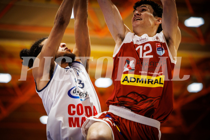 Basketball, win2day Basketball Superliga 2022/23, 2. Qualifikationsrunde, BBC Nord Dragonz, Traiskirchen Lions, Nils Kühteubl (12)