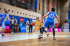 Basketball, Win2Day Superliga 2022/23, 2. Platzierungsrunde, SKN St. Pölten, Oberwart Gunners, Felix Angerbauer (4)