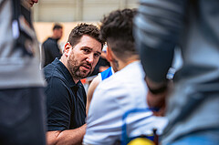 Basketball, Win2Day Superliga 2022/23, 2. Platzierungsrunde, SKN St. Pölten, Oberwart Gunners, Horst Leitner (Coach)