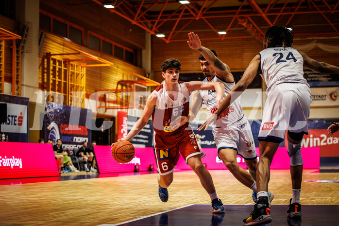 Basketball, win2day Basketball Superliga 2022/23, 2. Qualifikationsrunde, BBC Nord Dragonz, Traiskirchen Lions, Aleksej Kostic (6)