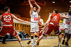 Basketball, win2day Basketball Superliga 2022/23, 2. Qualifikationsrunde, BBC Nord Dragonz, Traiskirchen Lions, Petar Cosic (3)