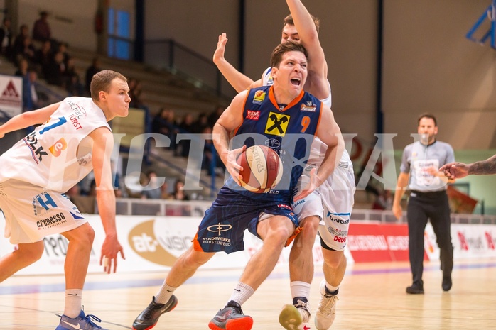 Basketball, ABL 2016/17, Grunddurchgang 35.Runde, Oberwart Gunners, Fürstenfeld Panthers, Paul Radakovics (9)