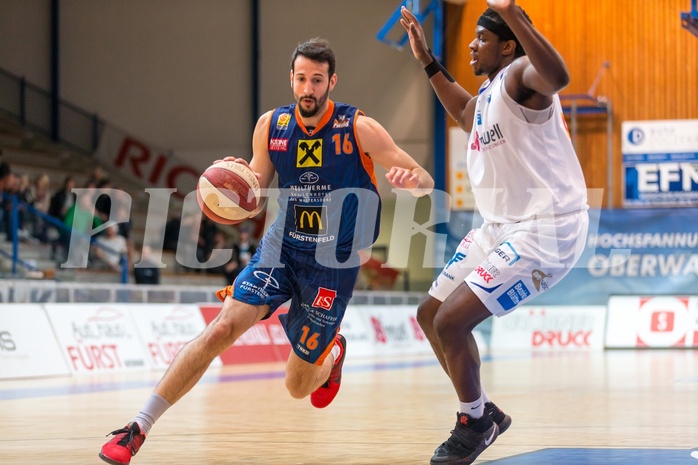 Basketball, ABL 2016/17, Grunddurchgang 35.Runde, Oberwart Gunners, Fürstenfeld Panthers, Simeon Iliev (16)