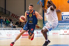 Basketball, ABL 2016/17, Grunddurchgang 35.Runde, Oberwart Gunners, Fürstenfeld Panthers, Simeon Iliev (16)
