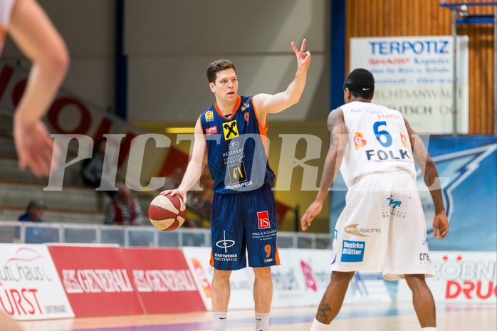 Basketball, ABL 2016/17, Grunddurchgang 35.Runde, Oberwart Gunners, Fürstenfeld Panthers, Paul Radakovics (9)
