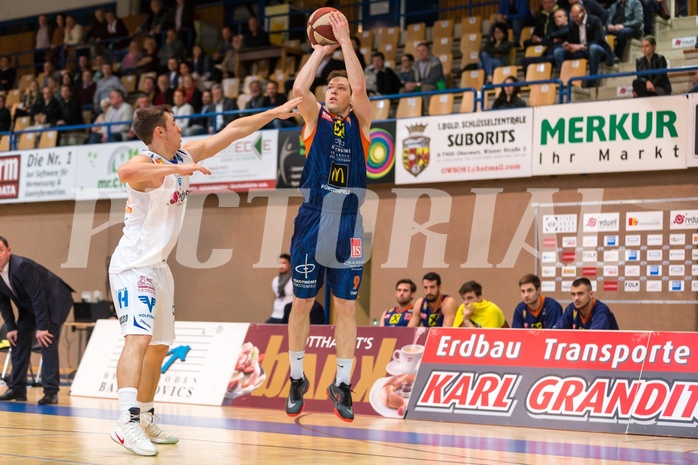 Basketball, ABL 2016/17, Grunddurchgang 35.Runde, Oberwart Gunners, Fürstenfeld Panthers, Paul Radakovics (9)
