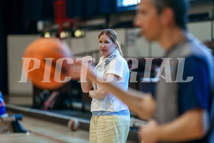 27.04.2025 Österreichischer Basketballverband 2024/25, SLWU16 VF Basket Flames UNION vs. DBB  Basketgirls Wels