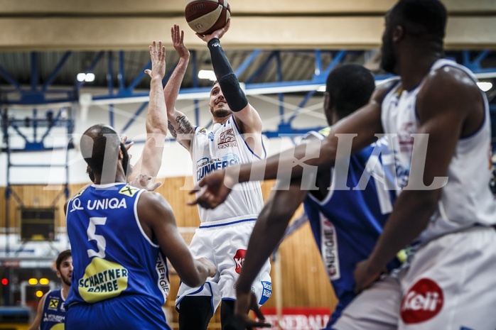 Basketball, ABL 2018/19, Playoff HF Spiel 2, Oberwart Gunners, Gmunden Swans, Hayden Thomas Lescault (11)