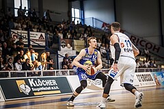 Basketball, ABL 2018/19, Playoff HF Spiel 2, Oberwart Gunners, Gmunden Swans, Matthias Linortner (12)