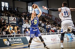 Basketball, ABL 2018/19, Playoff HF Spiel 2, Oberwart Gunners, Gmunden Swans, Matthias Linortner (12)